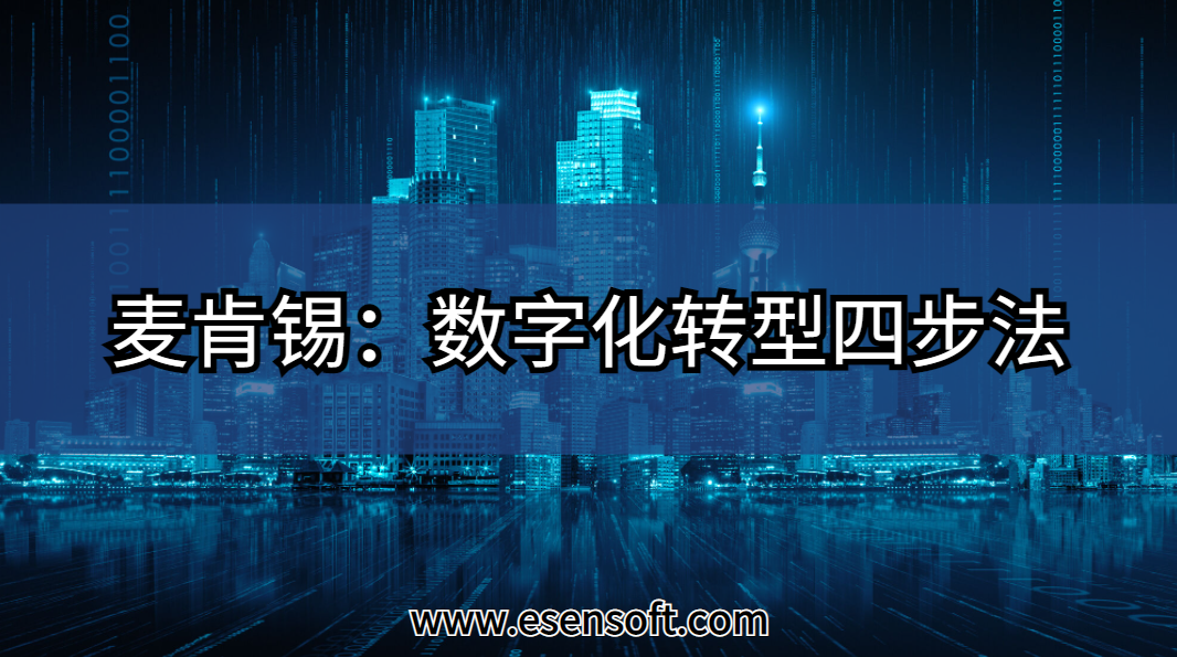麦肯锡：数字化转型四步法